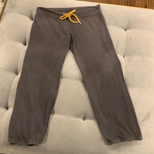 Monrow Dark Grey Charcoal Jogger Crop XS